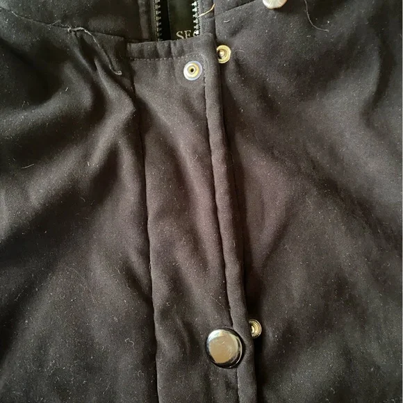 Women's Black Winter Jacket - Picture 8 of 8